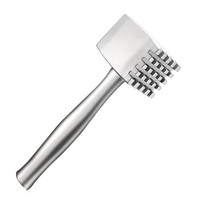 China Solid 18/8 Stainless Steel Meat Viable Hammer Heavy Solid Meat Mallet Steak Tenderizer Hammer Tools Kitchen Tools for sale