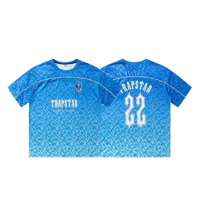 China 2023 New High Quality Summer Men's Luxury Trapstar Monogram Football Tank Top Make Color T-shirt Women Sweatshirt Hot Selling T-shirts for sale