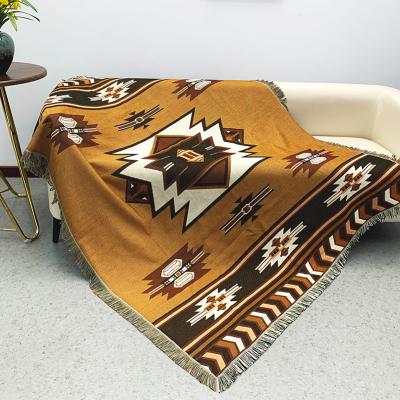 China Cheap PORTABLE home deco picnic blanket boho throw aztec throw blankets aztec blankets and throws for sale