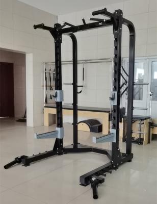 China Commercial Hot Selling Multifunctional Half Power Cage Rack Half Power Squat Rack for sale