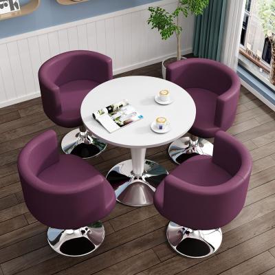 China Single Chairs(Height)Adjustable Lift Adjustable Swivel Table Set Furniture Armchairs For Dining Room Living Room Dining Chair for sale