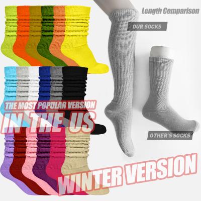 China Uron QUICK DRY 2021 Heavy Slouch Socks for Women Thick Slouch Socks for sale