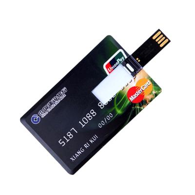 China Card Bulk 1Gb To 32Gb Custom Memory Pen Drive Logo Credit Card Usb Flash for sale