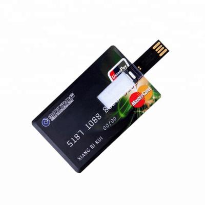 China Custom logo high quality webkey card shape USB flash drive for sale