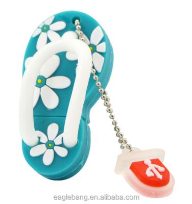 China USB 2.0 Flash Memory Stick Cute Slipper Shoes Plastic Stick Drive U Disk Shoes USB for sale