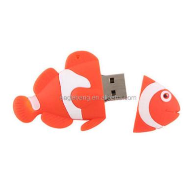 China Creative Gift Set of Flash Animal Storage Animal Goldfish Cartoon Anime Stick USB Drive 8G Gift Set for sale