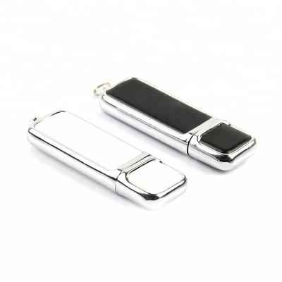 China Leather Rectangle USB Pen Drive Memory 8 Gb 16 Gb Mini Pen Drive for sale