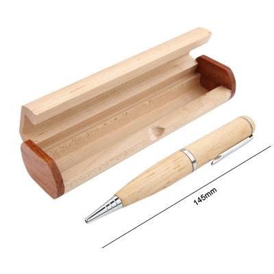 China Wood Flash Pen USB Drive With Box Drives Wood Flash for sale