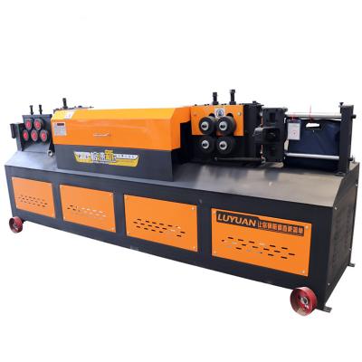 China Building Material Shops Luyuan Machinery Steel Bar Straightening And Cutting Machine for sale