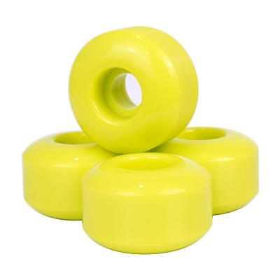 China Adult Popular Hothead Shape Custom Printed 52mm PU 100A Skateboard Skate Wheels for sale