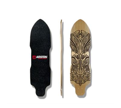 China Young KOSTON Empty Canadian Maple 9ply Downhill Pro Longboard Decks for sale