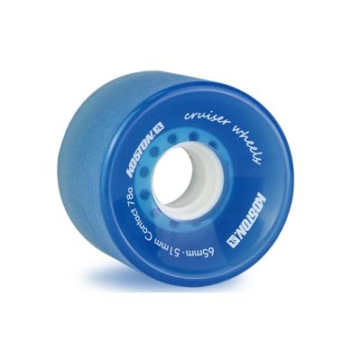 China KOSTON 65mm Youth Cruiser Skate Longboard Wheels With Light Blue Color for sale