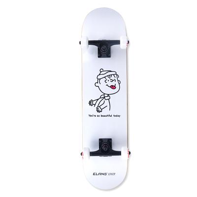 China Kid 31 inch Complete 7 Layers Maple Deck Wooden Skateboard Beginner Kids Skateboard for sale