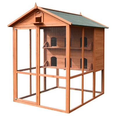 China Breathable Wooden Pigeon House Large Outdoor Rectangular Packing Pigeons House for sale