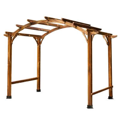 China Easily Assembled Wooden Pergola in Rustic Design for Outdoors for sale