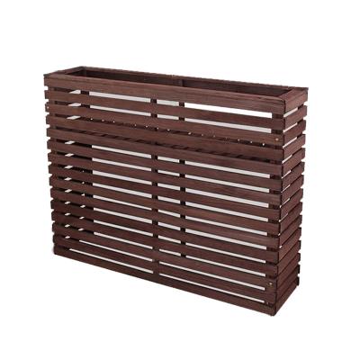 China Corrosion Resistance Planter Box Raising Flower Garden Wood Raised Bed Balcony Wooden Outdoor Garden Used With Green Plant, Flower/Green Plant for sale