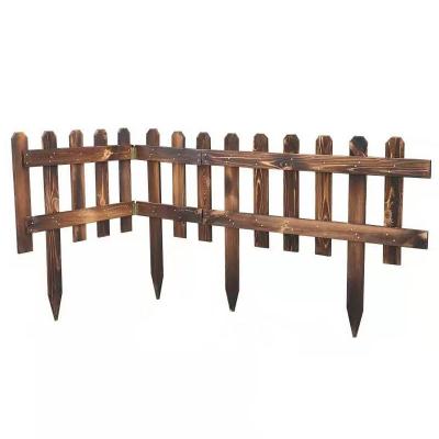 China Easily Assembled Fence Panels Outdoor Wooden Garden Flower Decorative Fence Trellis Easy Install Villa Farmhouse Backyard Plant Square Fence Picket for sale