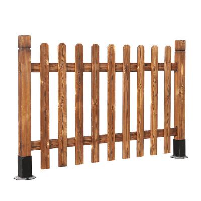 China Easily Assembled Fence Wood Panels Outdoor Garden Fence Backyard Border Fence Decorative Goods Easy To Install Railings Fencing Gate for sale