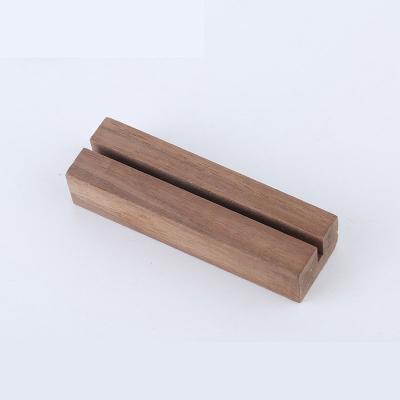 China Protective Wooden Stand Photo Postcard Holder Desktop Calendar China Solid Wood for sale