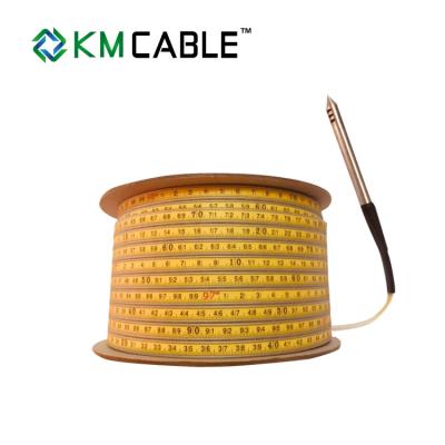 China Flat Water Level Measuring Tape Wear Resistant with Tinned copper wire conductor for sale