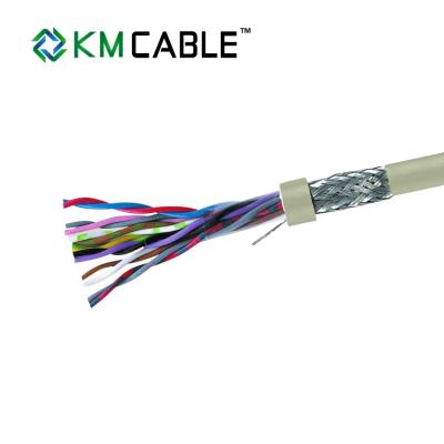 China El cable defendido trenzado de cobre estañado/defendió color gris de la chaqueta del cable de transmisión en venta