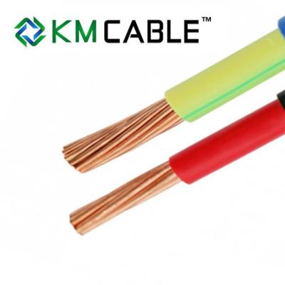 China el PVC sólido o trenzado de la sola base del cable de cobre y del alambre 1m m 1.5m m 2.5m m aisló el alambre eléctrico h05v-k H07V-K en venta