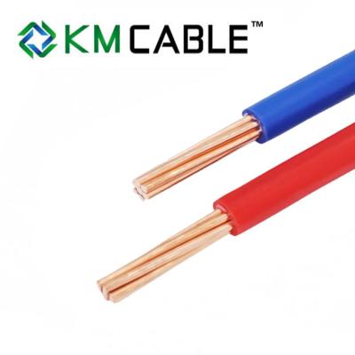 China H07V-K H05V-K House Wiring Electric Single Core PVC Insulated copper wire cable for sale