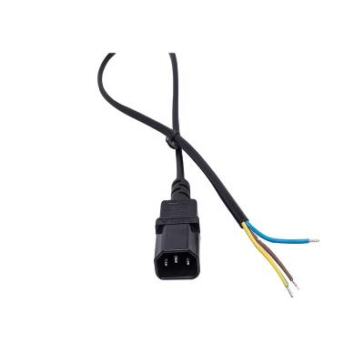 China China Home Appliance Factory Supplier C13/C14/C19/C20 Plug In IEC 320 250V 10A/16A AC Power CE Approved Cord Cable for sale