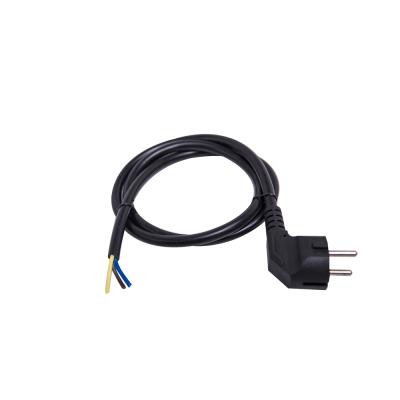 China Home Appliance Electrical Hot Sale Extension EU 3 Prongs Schuko Plug Power Cord for sale