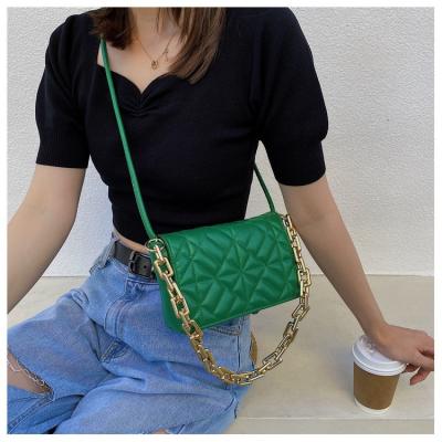 China Fashion women's shoulder bags 2021 shoulder purses and quilted handbag women grab bags ladies handbag for sale