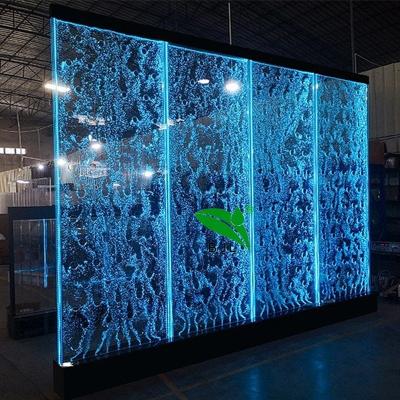 China American Style Factory Customized LED Speaker Music Water Bubble Wall Waterfall Glowing Audio Fountain for sale