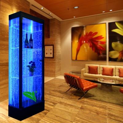 China Social Corner Seat Furniture Wine Glass Storage Case LED Display Cabinets For Night Club Bar Sale for sale