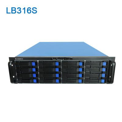 China Linkreal Rockmounted intel Xeon processor Extensible 16 bays NAS Server for sale