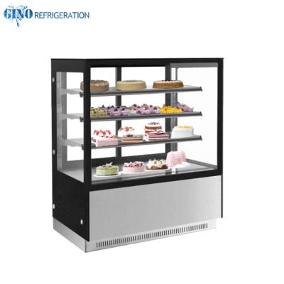 China Single-temperature Three Shelves Cake Display Cooling Cake Display Refrigerator CE SASO Cake Display Refrigerator for sale