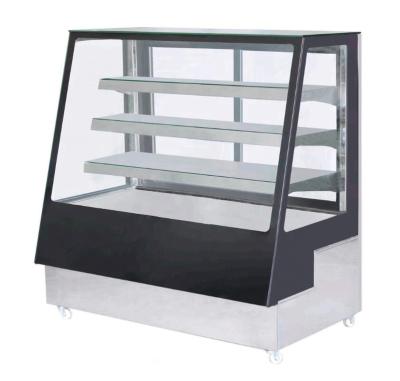 China Single-temperature Upright Glass Cake Showcase Cake Showcase On Counter Cooler Freezer Fridge CS-1200RX3 for sale