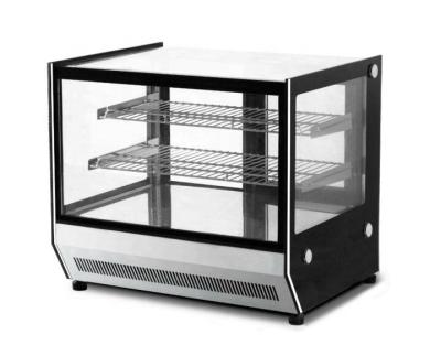 China Single-Temperature Cake Showcase Bakery Display Refrigeration Equipment Countertop Glass Cabinet for sale