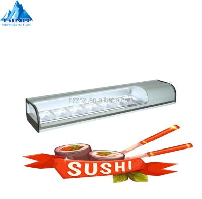 China Single-temperature 1800mm Sushi Showcase 72L Sushi Display Fridge CE Certificate Sushi Counter for sale