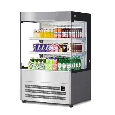 China Single-temperature Refrigerator Open Refrigeration Equipment Display Cake Showcase Upright Glass Refrigerator for sale