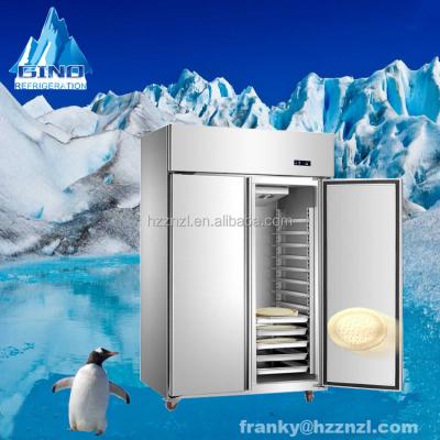 China Single-temperature Two Door Upright Commercial Freezer 1000L Commercial Bakery Refrigerator for sale