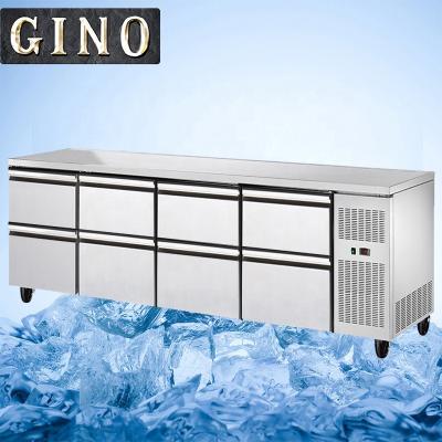 China Single-Temperature Commercial Refrigerator Undercounter Refrigerator Freezer Commercial Refrigerator Refrigeration Equipment with Drawers for sale