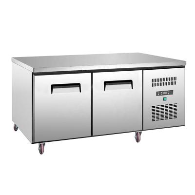 China Single-temperature Commercial Refrigerator Undercounter Refrigerator Freezer Pizza Table Fridge Kitchen Refrigeration Equipment for sale