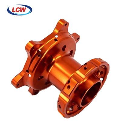 China Nonferrous Metal Aluminum Alloy Processing Plant Hot Forge CNC Processing Motorcycle Modified Hub for sale