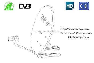 China Aluminum / Steel Satellite Dis with Low Cost Model C60 for sale