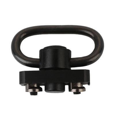 China MAGORUI Alloy Aluminum Tactical Quick Detach Single Release Push Button QD Sling Sling Gun Sling Swivel for sale