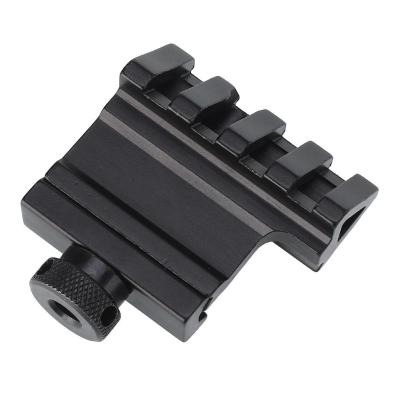 China Aluminum Alloy 45 Degree Tactical Offset Angle 20mm Weaver Rail Mount Quick Picatinny Release for sale