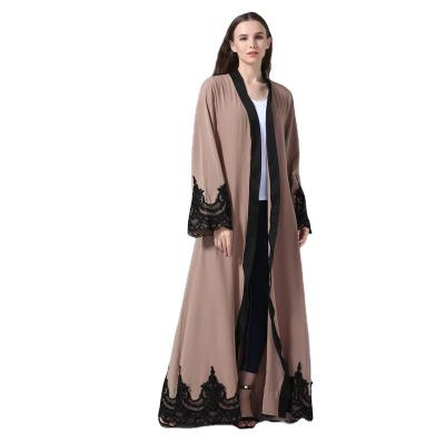 China Women's Muslim Cardigan Fashion Embroidered Turkish Casual Cardigan Long Robe Islamic Cardigan Dress Long for sale