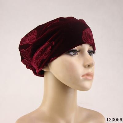 China Formal New Design Arabic Solid Folds Women Muslim Head Islamic Cap Turban Wrap Inner Hijab Hats for sale