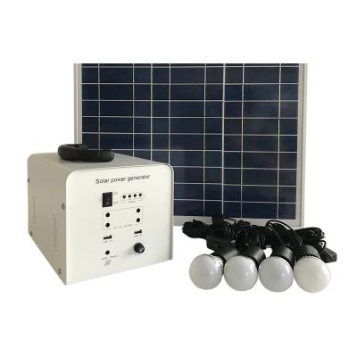 China Home Portable Solar Powered Home Use Solar System Systems Supply Factory Kit Solar Camping Fan TV for sale