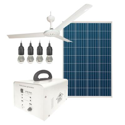 China Solar Power System Lead Acid Batteries Mini Solar System DC Bulb Rechargeable Home Fan Mini Home Solar Power System for sale