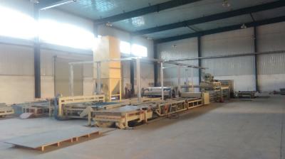 China CE Magnesium Oxide Board Production Line with Fully Auto Mixing System and Cutting Saw for sale